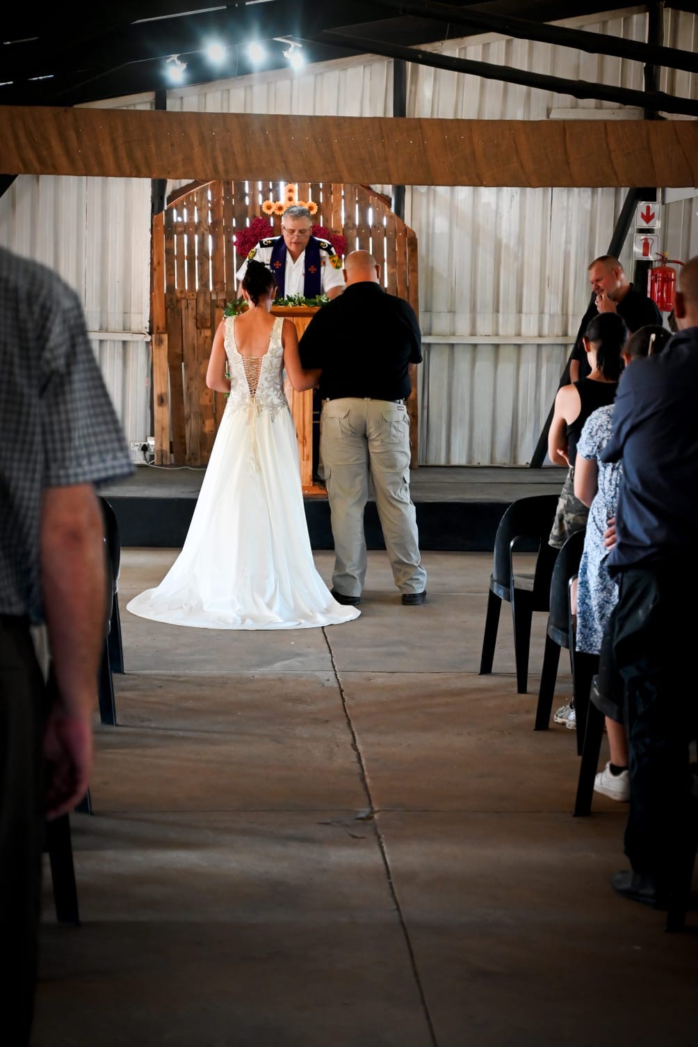 Wedding ceremony by Dr. Gerrit Rademeyer in Mogalakwena